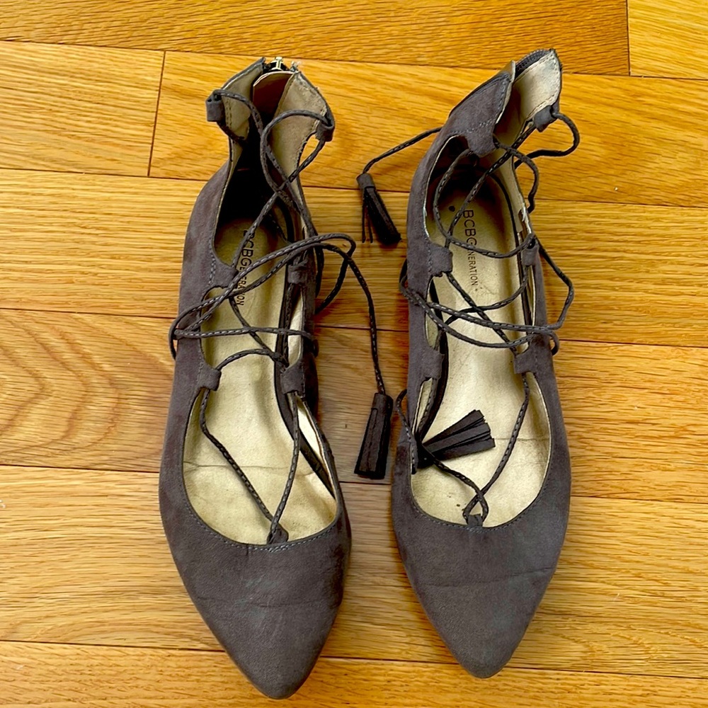 BCBG Generation Suede Sandals w straps